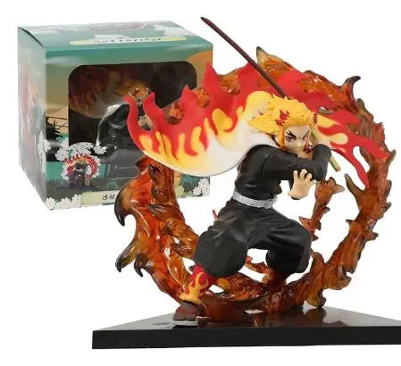 Demon Slayer Anime Figuren Set, 2 Stück, 9-11 Cm – PVC Actionfiguren Für Sammlung & Deko