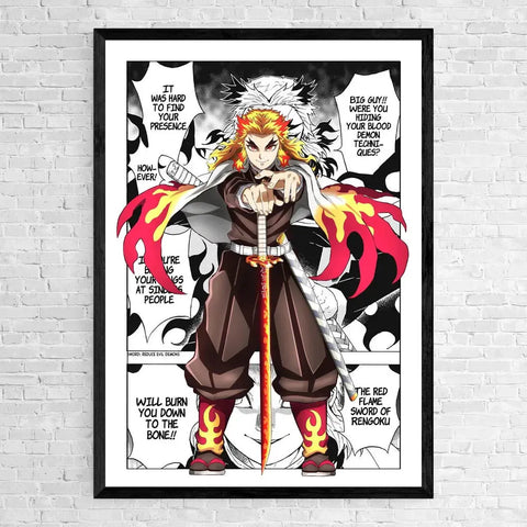 Demon Slayer Rengoku Leinwand - Tanjiro Shop